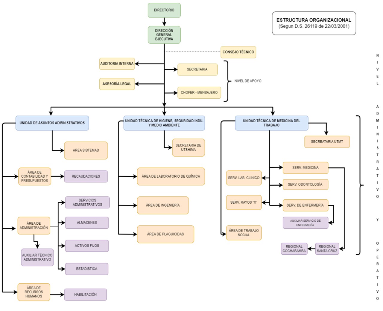 Organigrama INSO